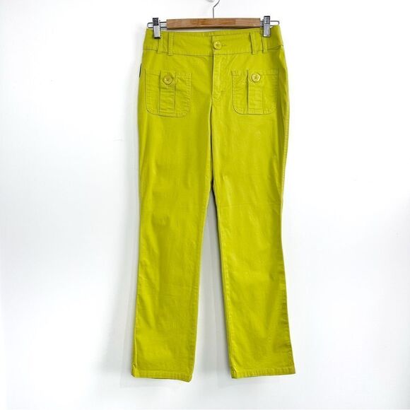 Moschino Pants - Vintage 90’s Moschino Bright Green Low Rise Pants
